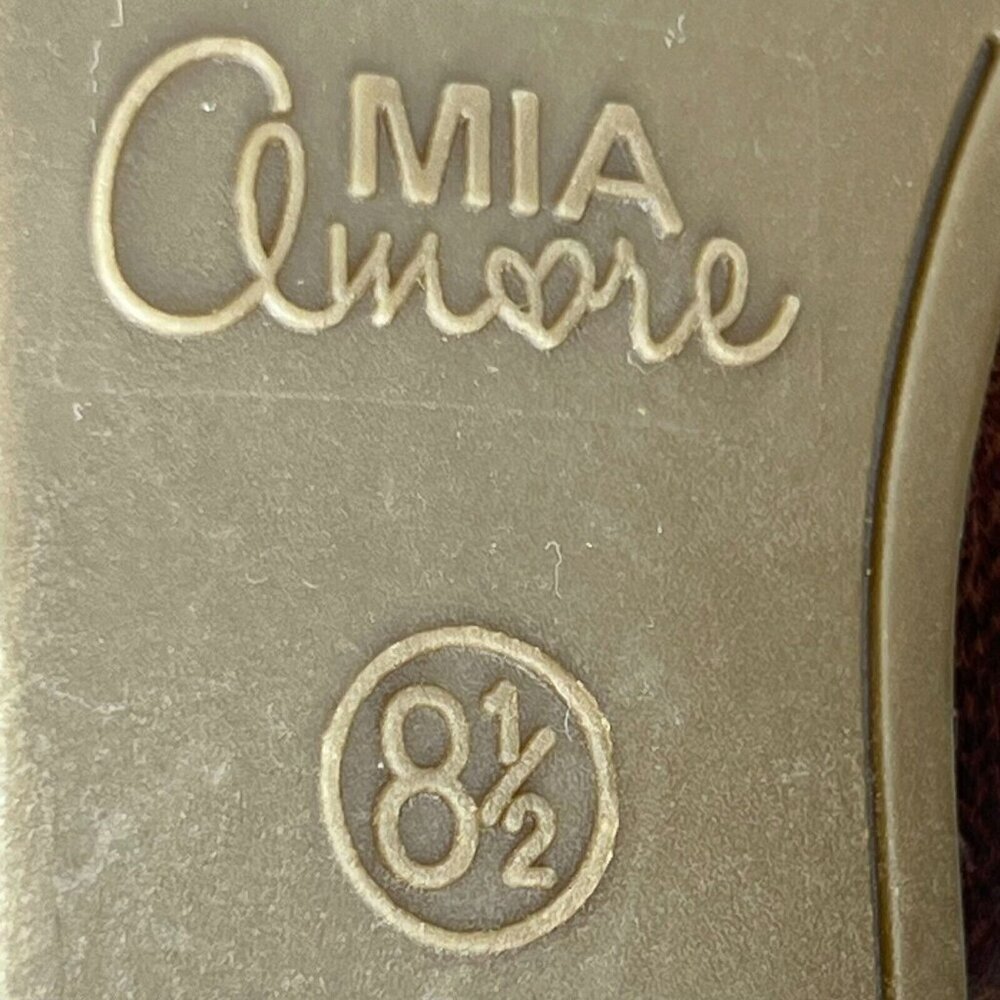 Mia Amore Womens Memory Foam Brown Solid Slip On Size 8.5 Loafer Flats - Picture 9 of 9
